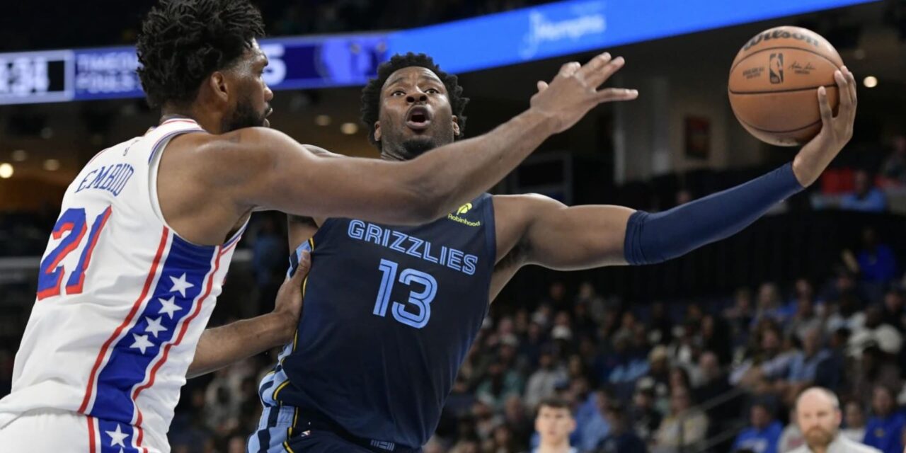 Jackson, Bane lead Grizzlies to 117-111 victory over Philadelphia