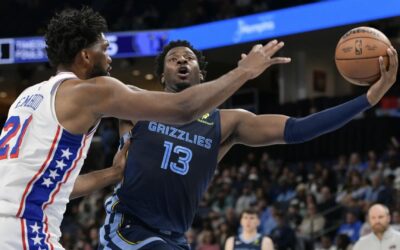 Jackson, Bane lead Grizzlies to 117-111 victory over Philadelphia