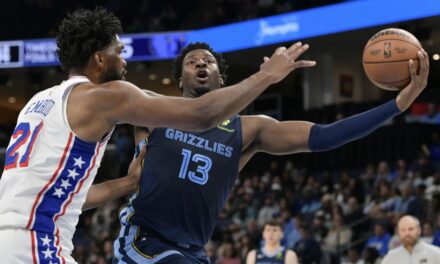 Jackson, Bane lead Grizzlies to 117-111 victory over Philadelphia