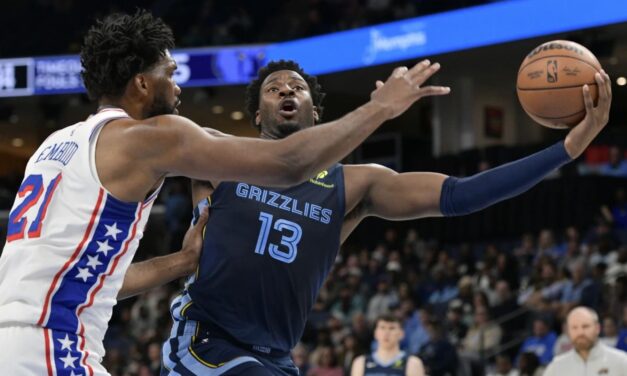 Jackson, Bane lead Grizzlies to 117-111 victory over Philadelphia