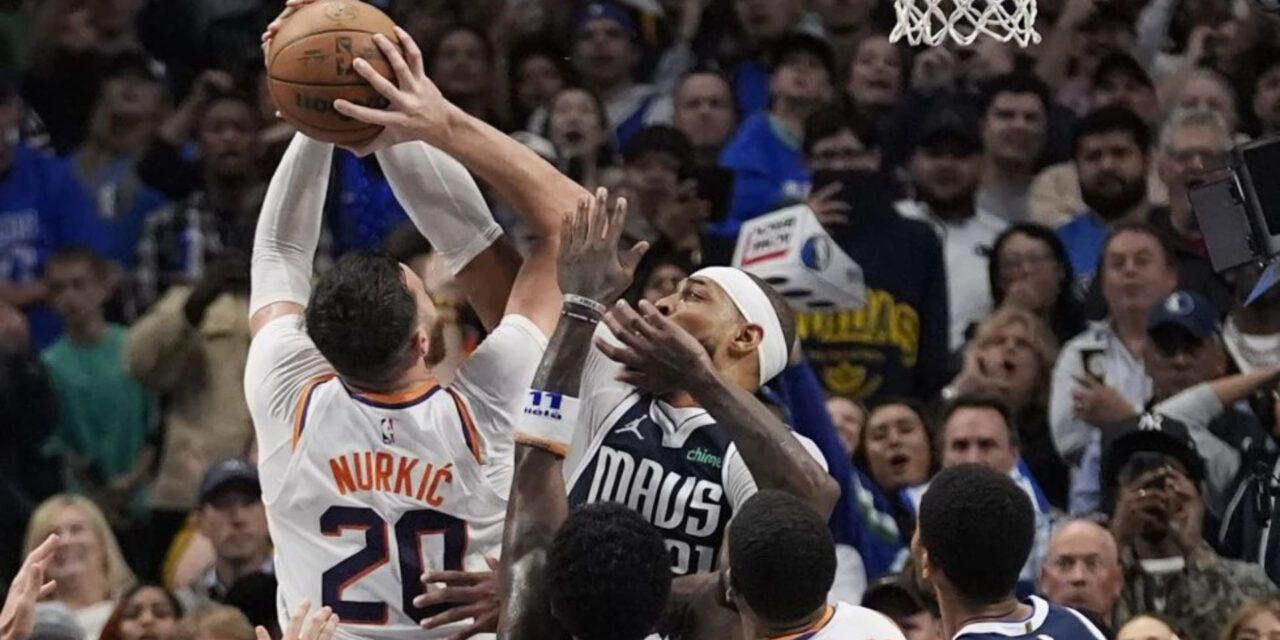 Jusuf Nurkic convierte tiro libre a 0,8 segundos del final y da victoria a Suns sobre Mavs, 114-113