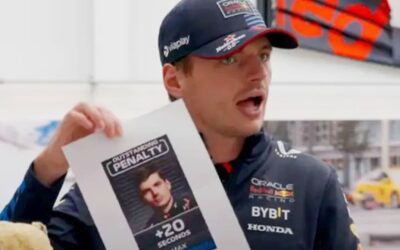 Verstappen se burla del castigo de la FIA
