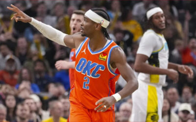Gilgeous-Alexander iguala su récord personal con 45 puntos; Thunder vence a Pacers