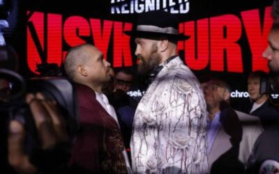 Usyk y Fury protagonizan intenso cara a cara previo a su revancha