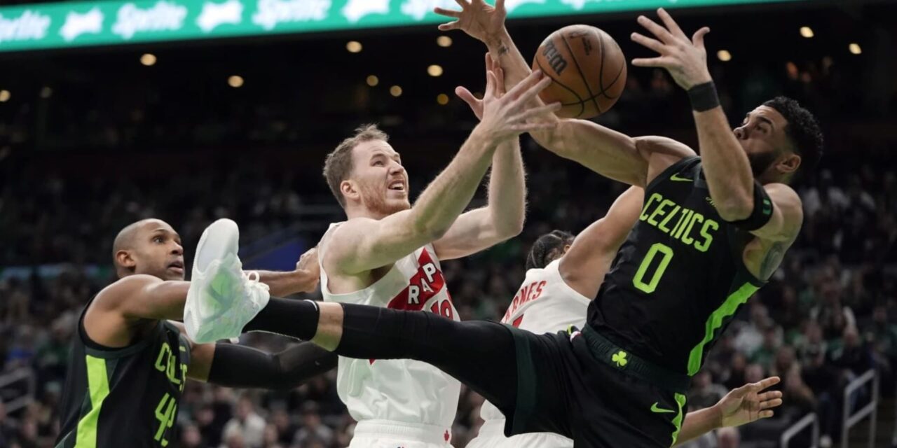 Jayson Tatum anota 23 y Celtics aplastan 125-71 a Toronto que suma 11 derrotas al hilo