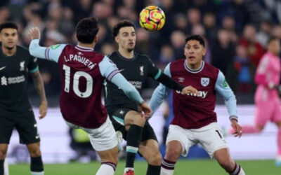 Liverpool sigue imparable, golea al West Ham de Edson Álvarez