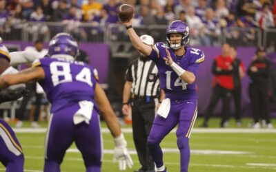 Darnold logra máximo de carrera con 347 yardas y 5 TDs en triunfo 42-21 de Vikings ante Falcons