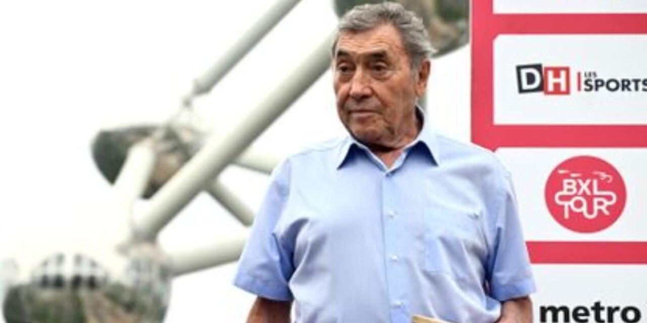 Eddy Merckx, leyenda del ciclismo, sufre fractura de cadera en accidente de bicicleta