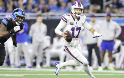 Allen lanza 2 TDs, corre para otros 2 y lleva a Bills a ganar 48-42 a Lions para romperle racha