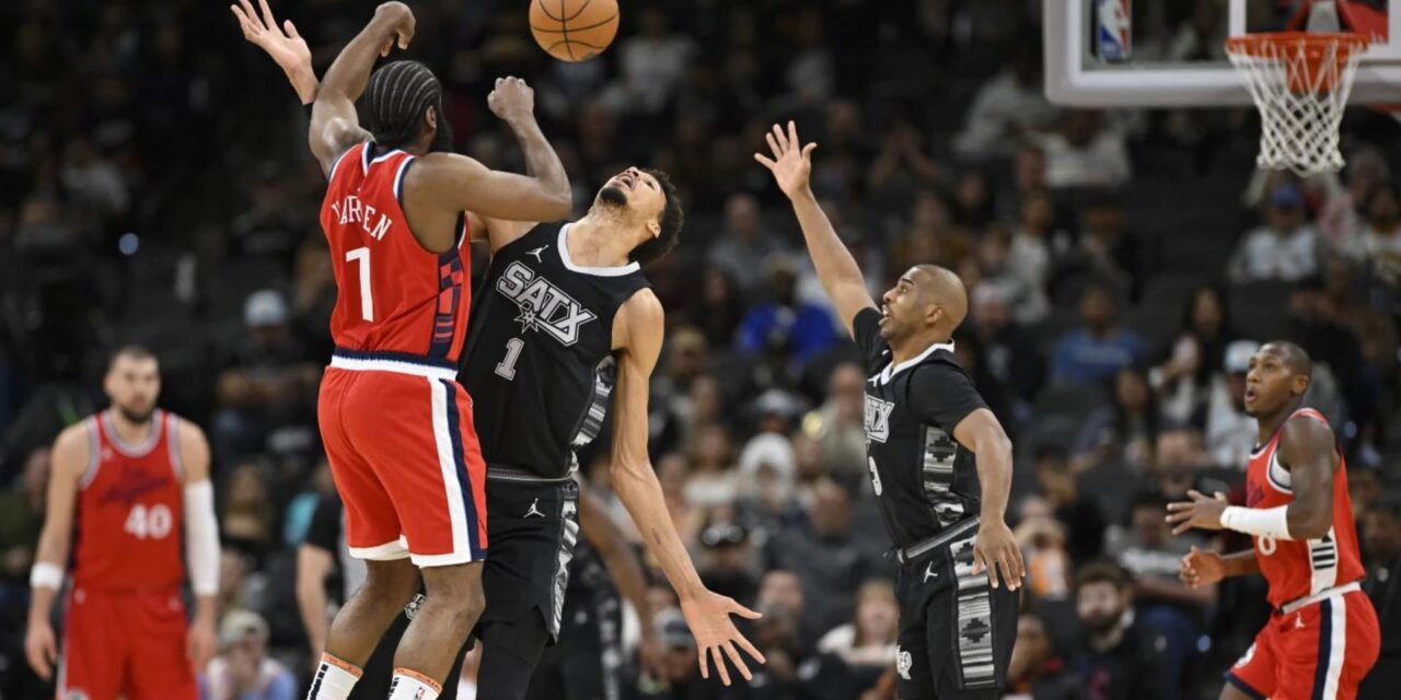 Con 27 puntos de Wembanyama los Spurs aplastan 122-86 a los Clippers