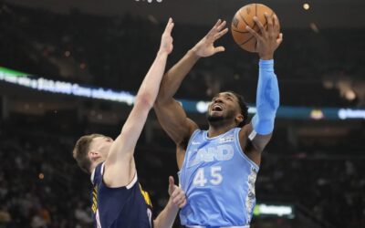 Mitchell anota 28 y Cavaliers vencen 126-114 a Nuggets, Cleveland mejoran a 13-1 en casa