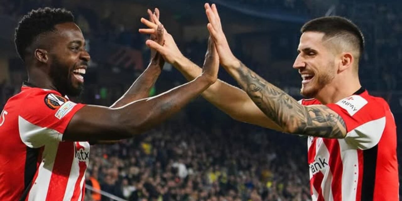 Con 2 goles de Iñaki Williams, Bilbao vence 2-0 a Fenerbahce en Liga Europa