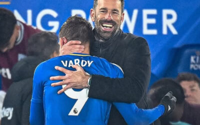 Gracias a Vardy, Van Nistelrooy logra su primera victoria con Leicester