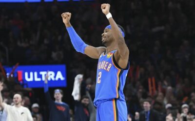 Gilgeous-Alexander anota 40 y lidera triunfo del Thunder 113-105 sobre Timberwolves
