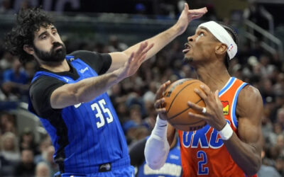 Thunder frena remontada de Orlando y vence a Magic 105-99 con Gilgeous-Alexander, Williams