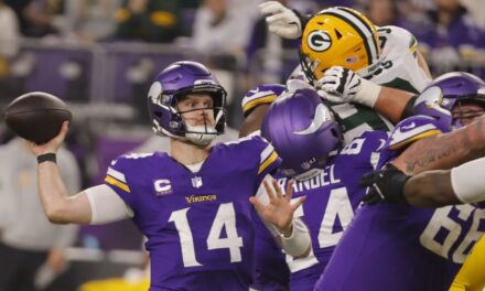 Darnold brilla con los Vikings: logra récord personal con 377 yardas en triunfo 27-25 sobre Packers