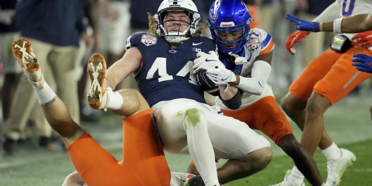 El No. 5 Penn State supera a Jeanty y vence al No. 8 Boise State por 31-14 en el Fiesta Bowl