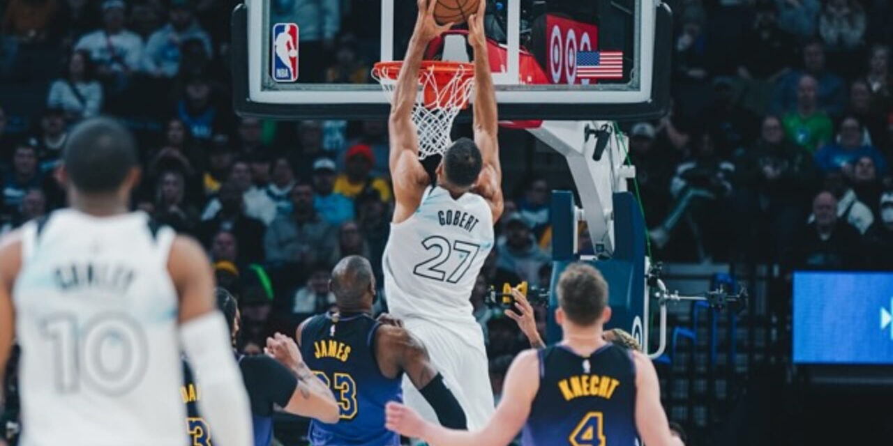 Timberwolves con Randle, Gobert y una defensa sólida aplastan 109-80 a Lakers