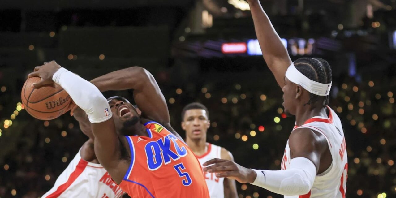 Gilgeous-Alexander anota 32 y lleva a Thunder a final de NBA Cup tras vencer 111-96 a Rockets