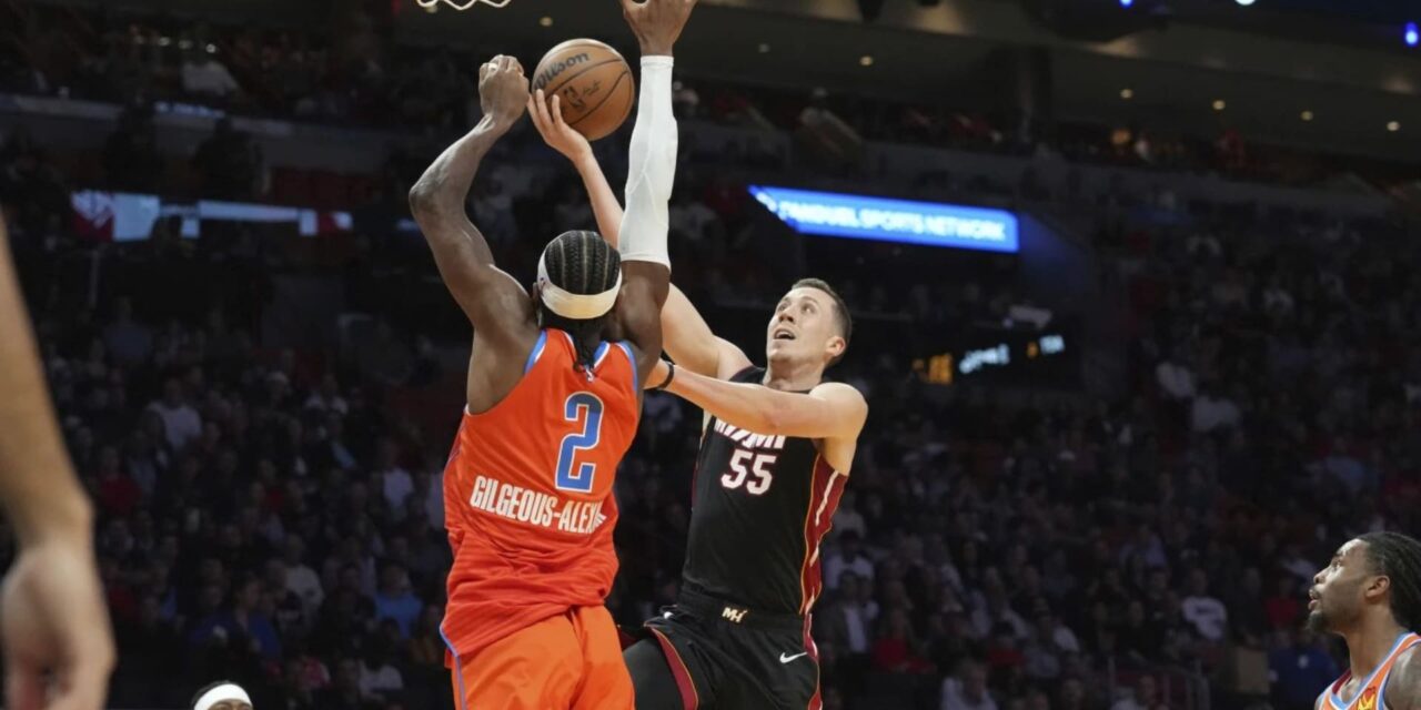 El Thunder sigue imparable al vencer 104-97 al Heat con 33 puntos de Jalen Williams