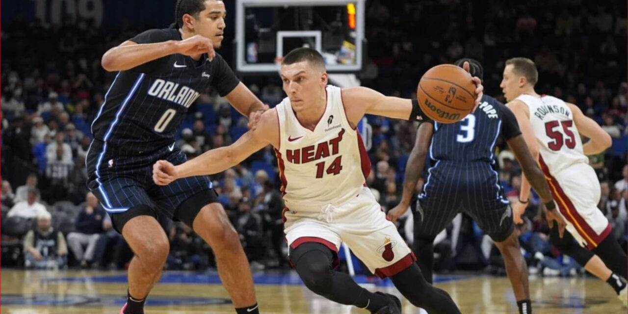 Herro acierta un tiro en el último segundo y el Heat vence 89-88 al Magic