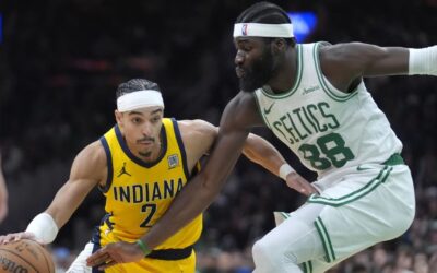 Pacers se desquitan de una derrota por 37 puntos ante los Celtics ganando 123-114 en Boston
