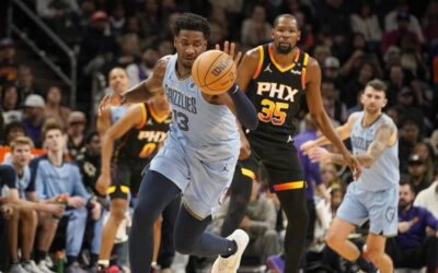 Jackson Jr. anota 38, Bane suma 31 y los Grizzlies superan 117-112 a los Suns