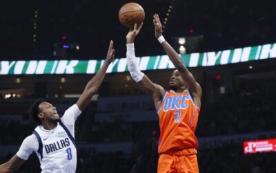 Gilgeous-Alexander anota 39 y Thunder vence s 118-104 a Mavericks, avanza a semifinales