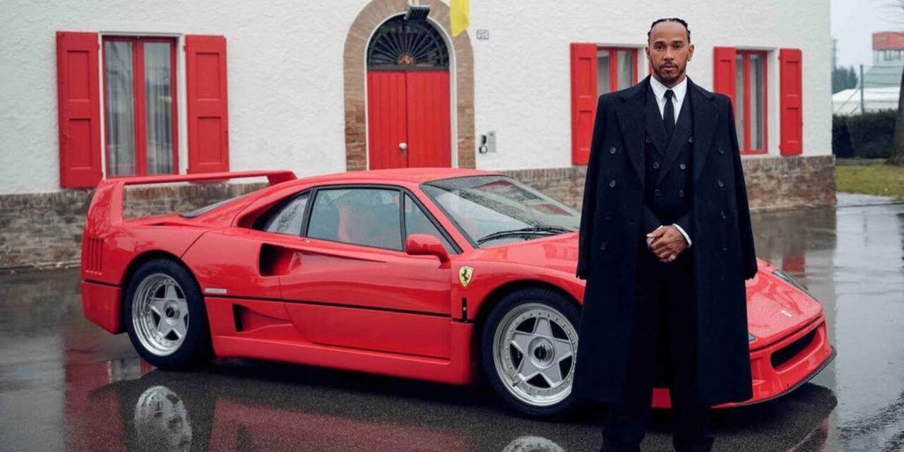 Lewis Hamilton llega a Maranello para su primer día en Ferrari