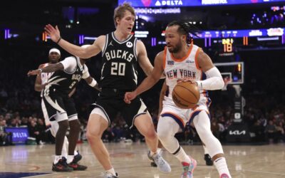 Jalen Brunson anota 44 puntos en la aplastante victoria de los Knicks 140-106 sobre los Bucks