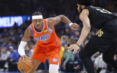 Gilgeous-Alexander anota 40 y Thunder arrolla a Cavaliers por 134-114 en duelo de líderes de la NBA