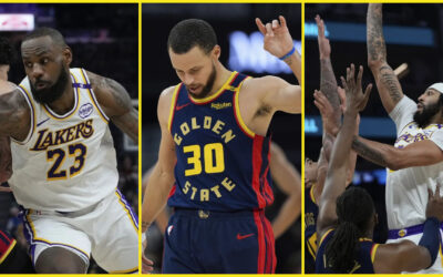 Davis y James llevan a Lakers a triunfo 118-108 sobre Warriors; Curry no anota en 2da mitad