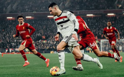 Con gol postrero de Diallo, Man United sorprende y le arranca empate 2-2 a Liverpool