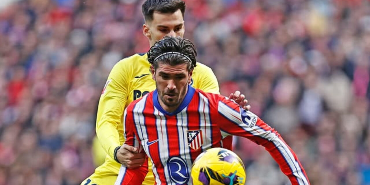 Atlético de Madrid salva el empate 1-1 ante el Villarreal en la liga española