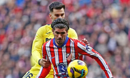 Atlético de Madrid salva el empate 1-1 ante el Villarreal en la liga española