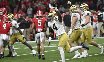 Defensa y equipos especiales llevan a Notre Dame a la victoria sobre Georgia en el Sugar Bowl CFP