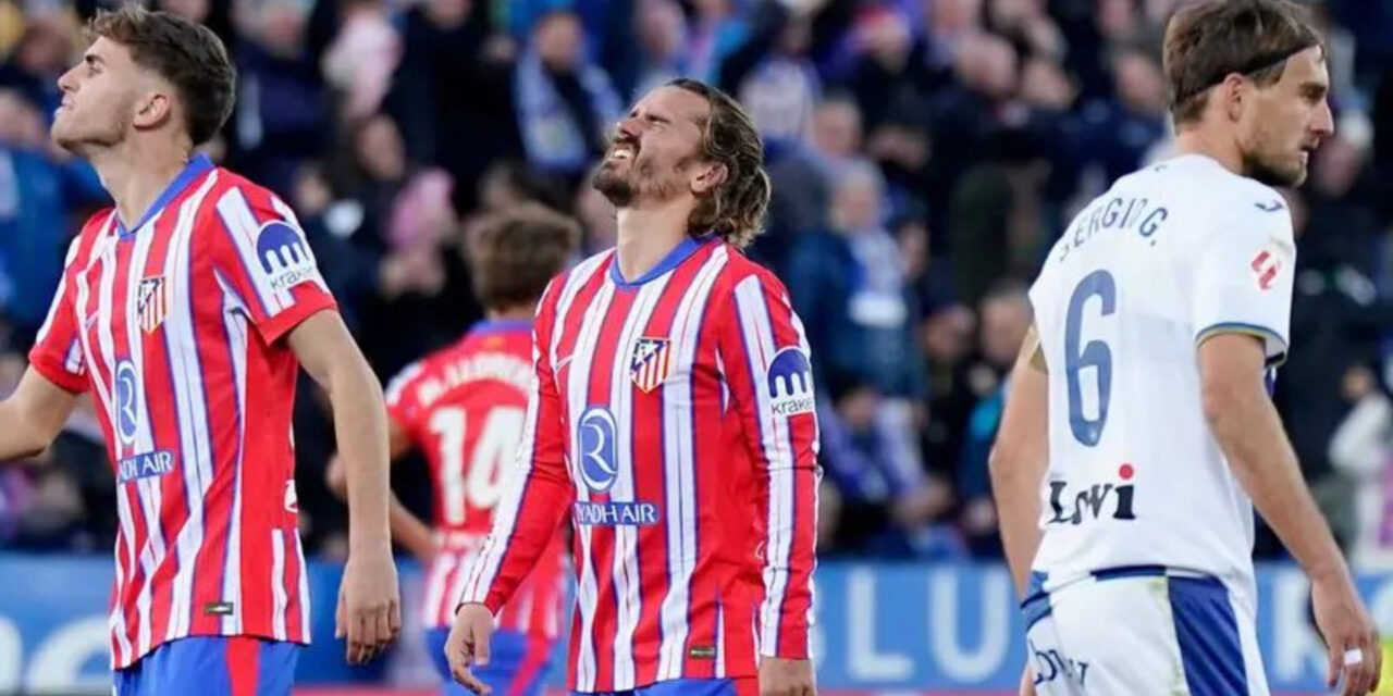 El Leganés dejó en 15 victorias la racha del Atlético de Madrid