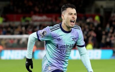 Arsenal asciende al segundo lugar de la Premier League tras vencer 3-1 a Brentford