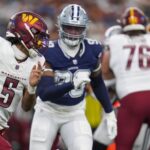 Mariota sustituye a Daniels y Commanders clasificados se imponen 23-19 a descarrilados Cowboys