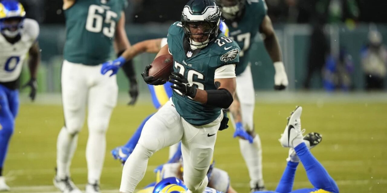 Barkley anota TDs de 78 y 62 yardas; Eagles vencen 28-22 a Rams y disputarán el campeonato de la NFC