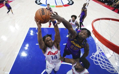 Tyrese Maxey anota 43 y lleva a 76ers a vencer 118-104 a LeBron y Lakers