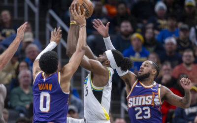Haliburton anota 27 y ayuda a Pacers a alcanzar .500 con victoria 126-108 sobre Suns