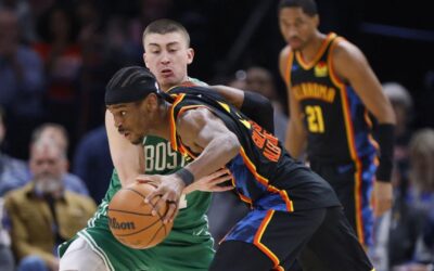 Thunder consigue su 15ma victoria consecutiva al superar 105-92 a Celtics