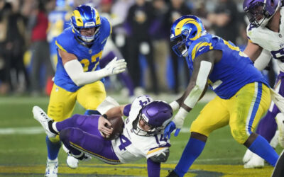 Los Rams aplastan 27-9 a los Vikings en partido de comodines disputado en Arizona