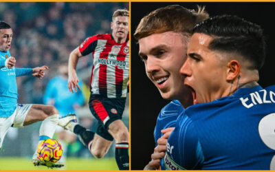 Man City y Chelsea empatan con goles tardíos