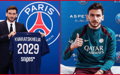 Khvicha Kvaratskhelia ficha con el campeón francés PSG hasta 2029