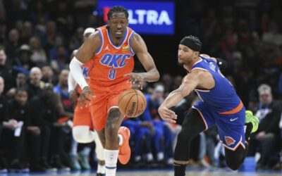 El Thunder remonta para vencer 117-107 a Knicks e hilvanar 14 victorias seguidas
