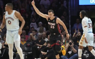 Kel’el Ware iguala su máximo de temporada con 25 puntos y Heat vence 128-107 a Spurs