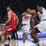 Knicks rompen racha de 6 victorias de Grizzlies con una paliza de 143-106