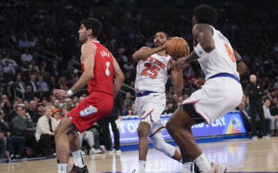 Knicks rompen racha de 6 victorias de Grizzlies con una paliza de 143-106